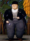 Fernando Botero El embajador ingles painting